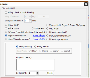 Cấu Hình Proxy Nuôi Nick Facebook